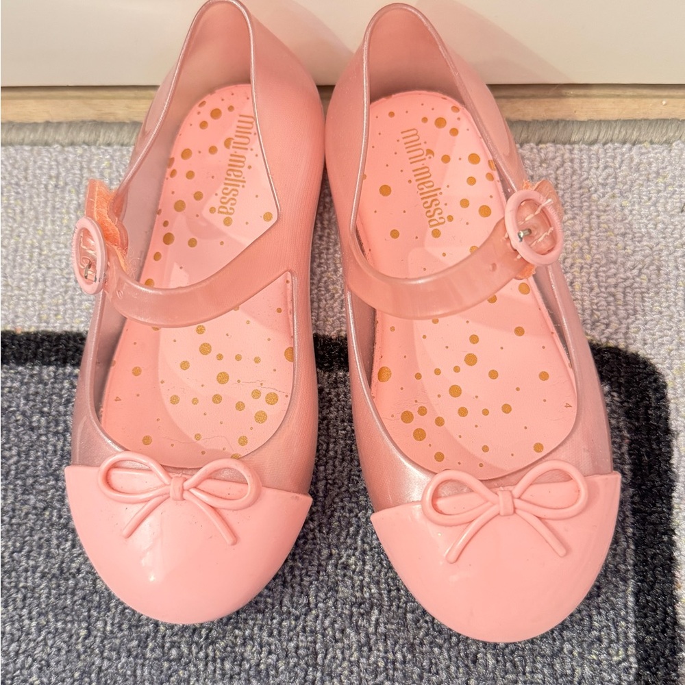 Mini Melissa Pink Mary Jane Shoes for Toddler size 9 - Picture 1 of 7